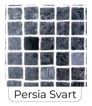 Pool-liner Persia Svart